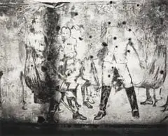 Jo Ratcliffe, Mural, FAPLA Base, Lobito, As Terras Do Fim Du Mondo series, hand-printed silver gelatin print on paper