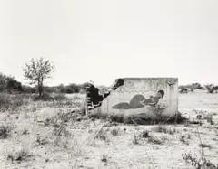 Jo Ratcliffe, Comfort Station, FAPLA Base, Lobito, As Terras Do Fim Do Mundo series, hand-printed silver gelatin print on paper