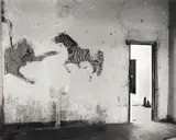 Jo Ratcliffe, Mural in an Abandoned Schoolhouse, Cauvi, A Terras Do Fim Do Mundo series, hand-printed silver gelatin print on paper