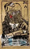 William Kentridge, Art in a State of Siege (100 Years of Easy Living), screenprint on brown paper