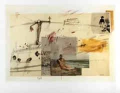 Nermine Hammam, Posturing Bravado, hand painted archival pigment print on Hahnemühle Japanese paper