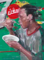 Samir Fouad, Seven-Up, oil on canvas laid on board