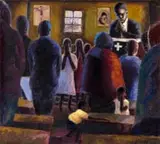 Gerard Sekoto, Prayer in Church
