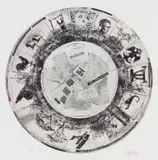 William Kentridge, Kaboom (with Vinyl), archival pigment print