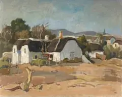 Gregoire Boonzaier, Mamre, oil on canvas