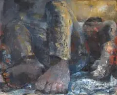 Sleeping Fisherman by Bill Ainslie, sold Nov 2022
