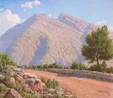 In Garcia's Pass, Riversdale by Jan Ernst Abraham Volschenk, oil on canvas, sold Nov 2022