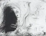 Deborah Bell, Diana, etching on paper
