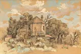 Gregoire Boonzaier, Ou Seshoekige Huisie, Rondebosch. Kaap (Old Hexagonal House, Rondebosch. Cape)