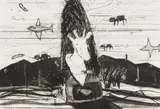 Günther Herbst, Video Game, etching on paper