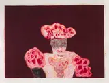 Robert Hodgins, Spanish Bitch, monoprint on paper