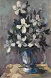 Alexander Rose-Innes, A Vase of Hibiscus