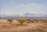 Johannes Blatt, Garib, Skaap-Rivier, oil on board