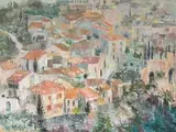 Gail Kathleen van Lingen, Les Baux, Provence, France, oil on canvas