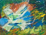 Bill Ainslie, Abstract in Blue and Green