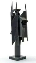 Abstract Form by Edoardo Villa, welded and painted steel, offered Nov 2022