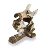 Nicolene Swanepoel, Horse Head on Cross, glazed ceramic, porcelain and cement