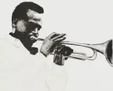 Sam Nhlengethwa, Miles Davis Solo I, chine collé and lithograph on paper