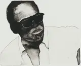 Sam Nhlengethwa, Miles Davis, chine collé and lithograph on paper