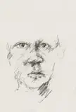 Nelson Makamo, Portrait Study, pencil on paper