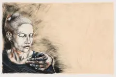 Erika Hibbert, Almost Alone, colour lithograph on paper