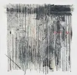 Toni-Ann Ballenden, Rain, mixed media and collage on canvas