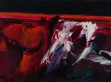 Fred Schimmel, Abstract in Black and Red
