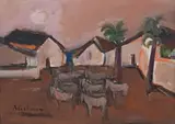Carl Büchner, Donkeys and Houses