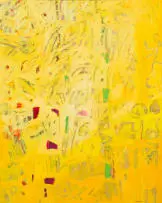 Penelope (Penny) Stutterheime, Promised Land, gold leaf and oil on canvas