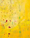 Penelope (Penny) Stutterheime, Promised Land, gold leaf and oil on canvas