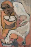 Frans Claerhout, Woman with Geese and Eggs
