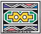 Esther Mahlangu, Ndebele Composition, 2022
