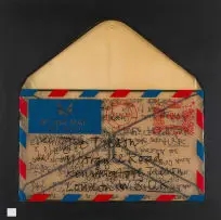 Joe Tilson, Air Mail Envelope, mixed media