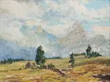 Otto Klar, Landscape With Cape Mountains