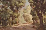 Johannes Oldert, Road through a Forest