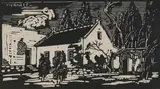 Jess Cottage, Pretoria (Nilant 30) by Jacobus Hendrik Pierneef, linocut on paper, sold Oct 2022