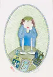 Pieter van der Westhuizen, Blessed Art Thou, colour etching on paper