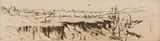 Pieter Wenning, Snow Landscape, etching on paper
