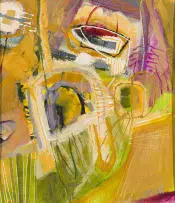 Terri Broll, Study for Central Park, mixed media on paper