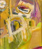 Terri Broll, Study for Central Park, mixed media on paper