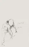 Nelson Makamo, Figure Study, pen and pencil on paper