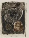 Barry de Villiers, The Boxer, mixed media on paper