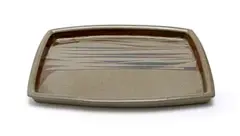 Platter by Digby Hoets, glazed stoneware, sold Oct 2022