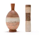 Barry Dibb, Stoneware Vases, two, glazed stoneware