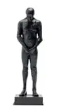 Ruhan Janse van Vuuren, Vuurdoop I (Baptism of Fire), polyurethane and oxides on a painted metal base