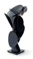 Rising Figure by Edoardo Villa, painted steel, sold Nov 2022