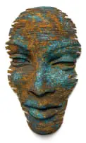 Anton Smit, Faith Mask, handpainted FRP