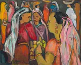 Irma Stern, Indian Women, oil on canvas