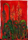 Lady Skollie, Rotten Stalk, mixed media on paper