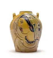 Irma Stern, Vase, glazed ceramic